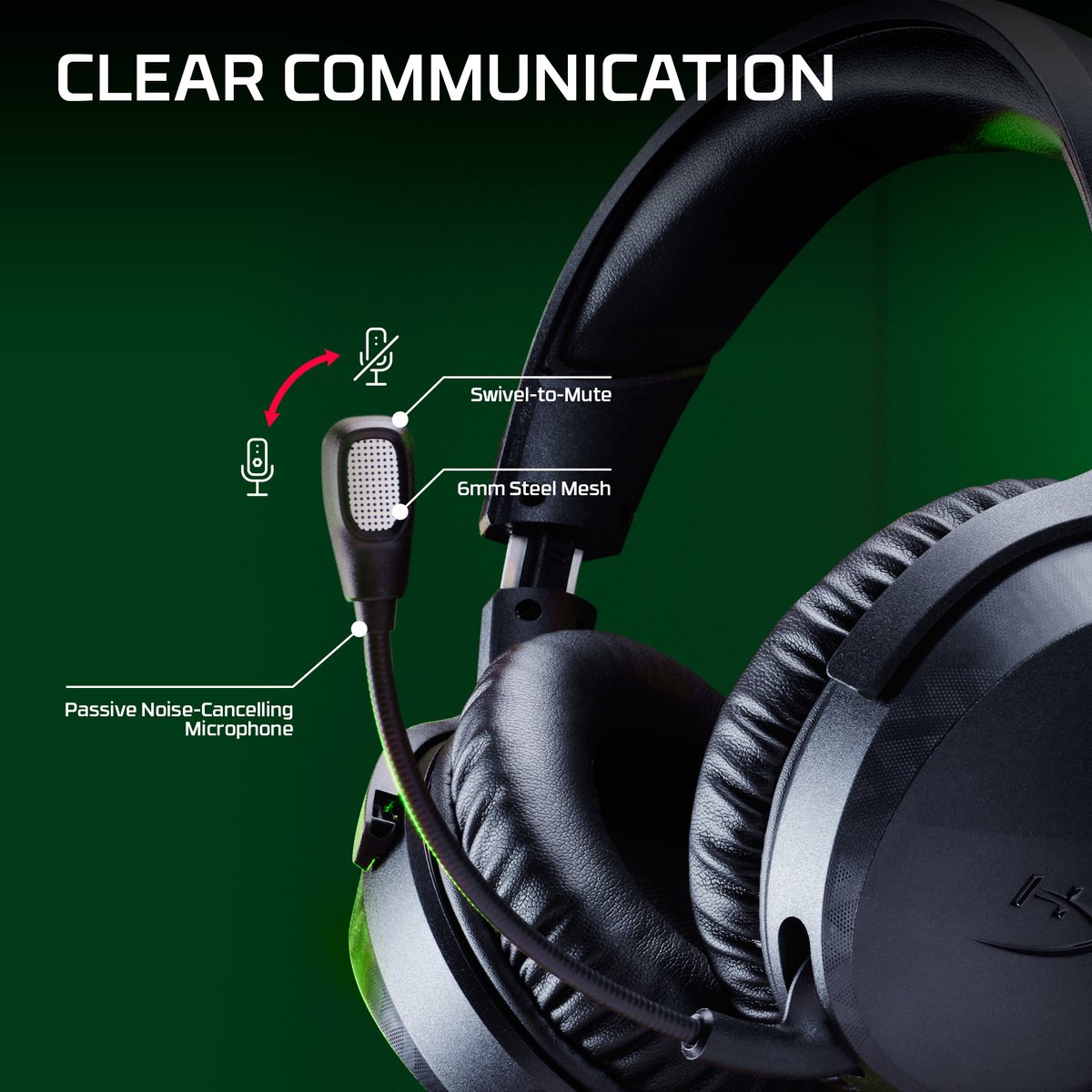 HyperX CloudX Stinger 3 Gaming Headset - Draadloos - Tot 80 uur - Xbox Series X/S/Xbox One - Zwart