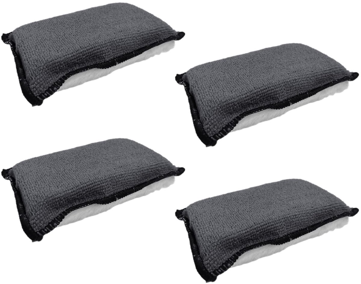Solidchoice - 4-delige Dubbelzijdige Reinigingsspons Set voor Auto