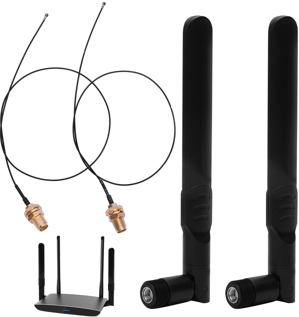 Solidchoice - Dual Band Antenne Kit - 8dBi Antennes voor Betere Verbinding