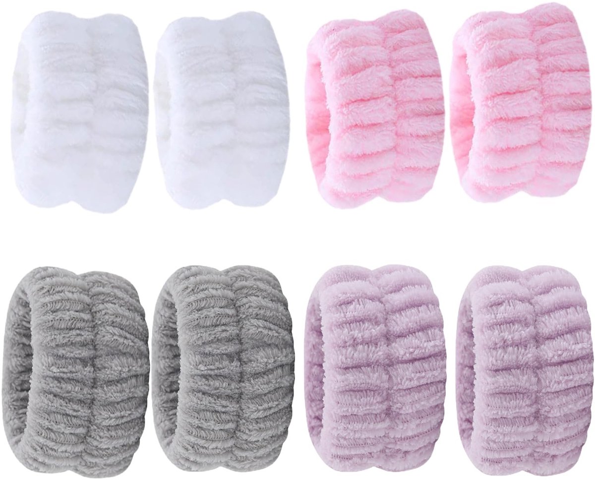Solidchoice - Elastische Microvezel Gezichtswasband - Spa-Armbanden voor Vrouwen