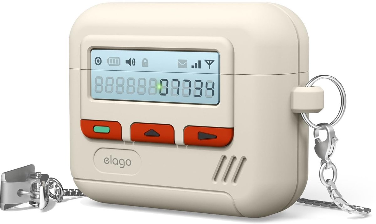 Solidchoice - Pager Hoesje voor AirPods 4 - Schokbestendig en Volledige Bescherming