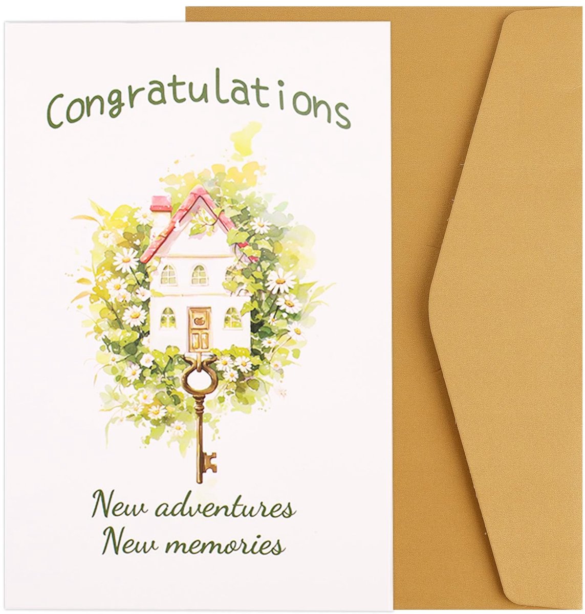 Solidchoice - Creatieve Housewarming Groetkaart met Nieuwe Thuis Thema