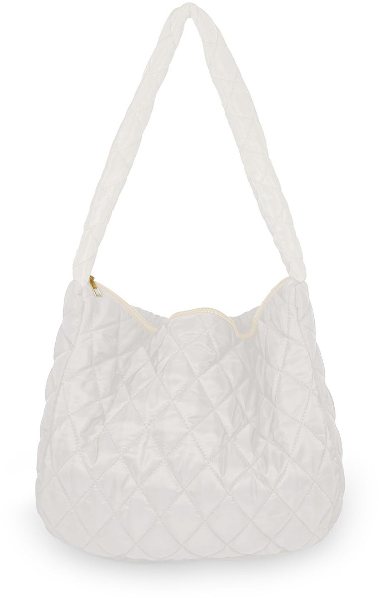 Solidchoice - Padded Tote Bag voor Dames met Rits en Breed Handvat
