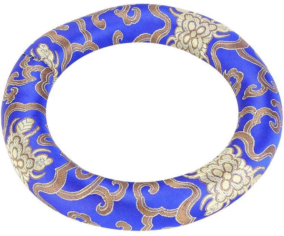 Solidchoice - Meditatiekussen voor Klankschalen, 16 cm in Zijde Brocade