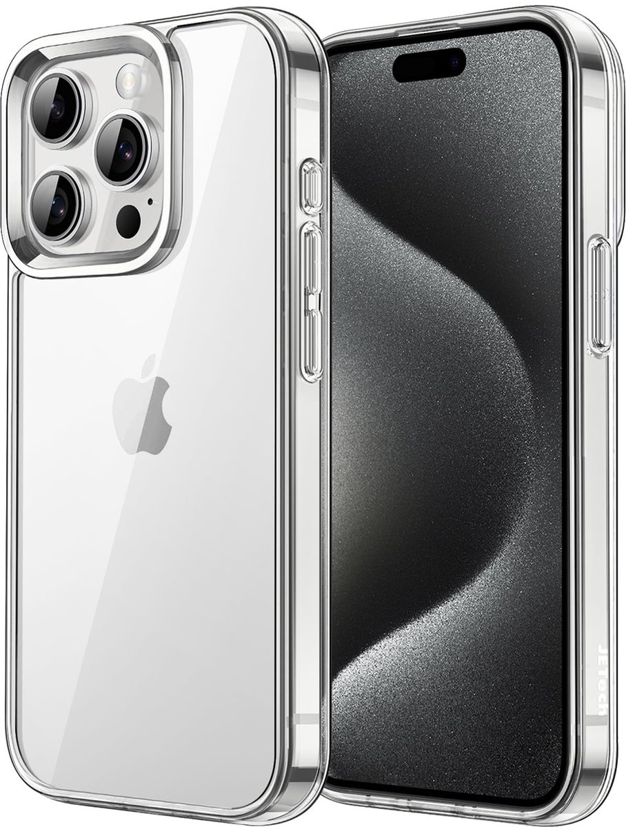 Solidchoice - Transparante Bumper Case voor iPhone 15 Pro 6,1-Inch