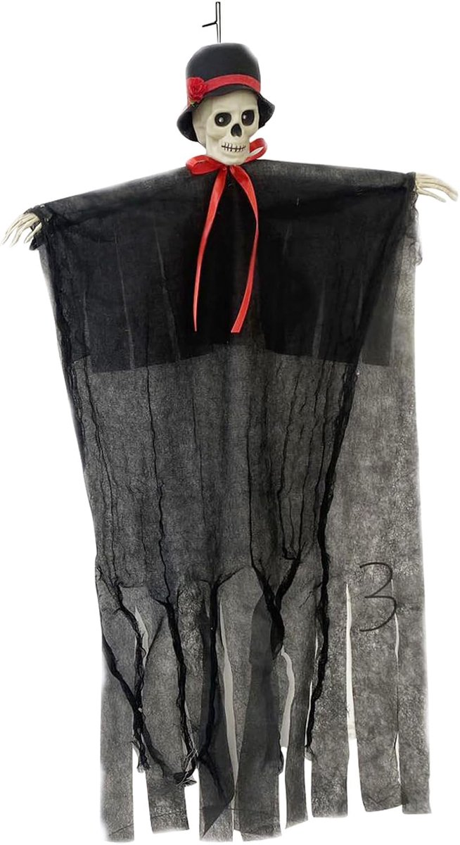 decoratie outdoor decoratie tuin indoor 100 cm Halloween hangende geesten griezelig bruidegom skelet spook voor Halloween party