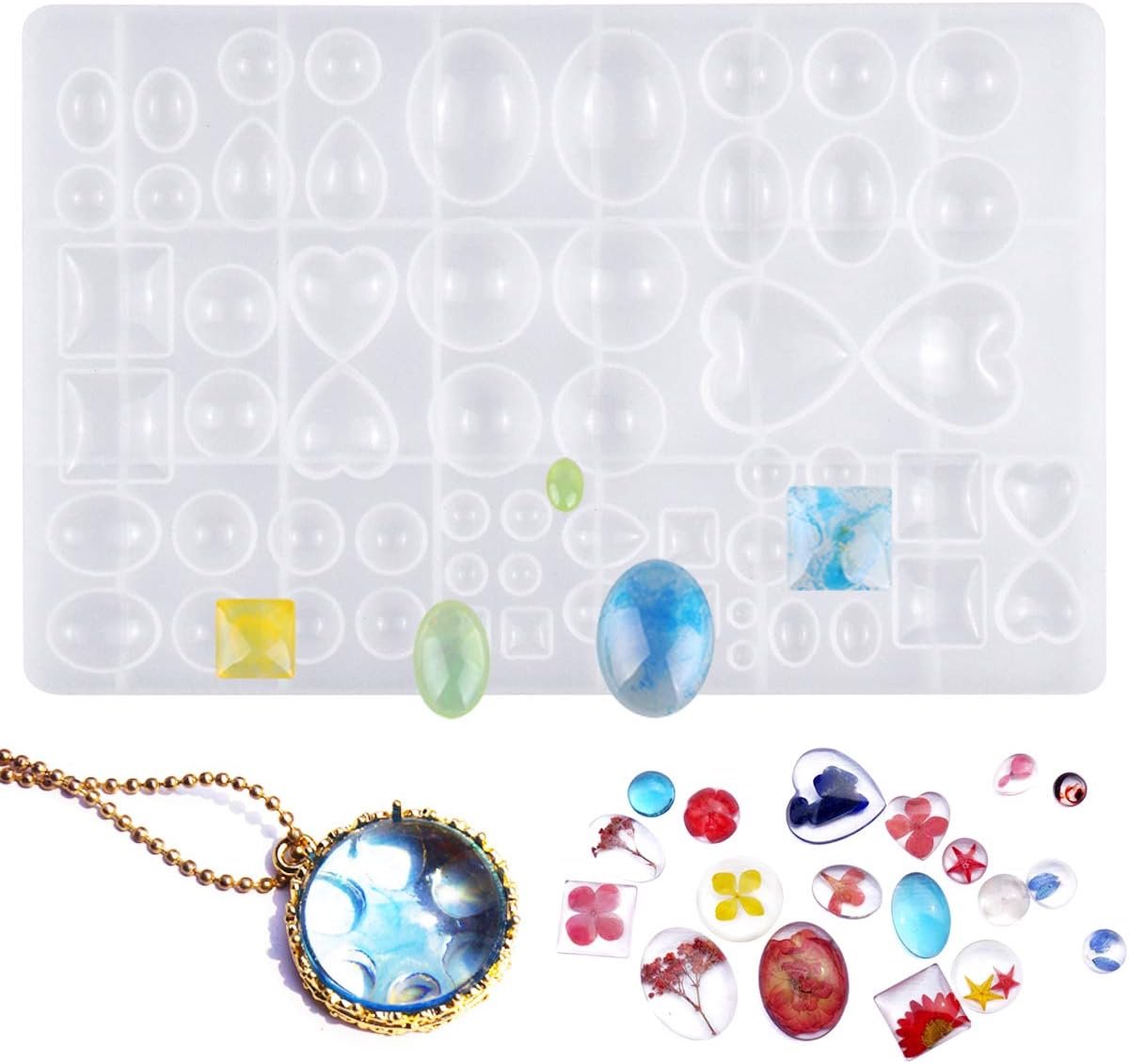 sieraden hars mallen, kralen gietvorm kristal epoxyhars mal voor doe-het-zelf, sieraden hanger maken en knutselen