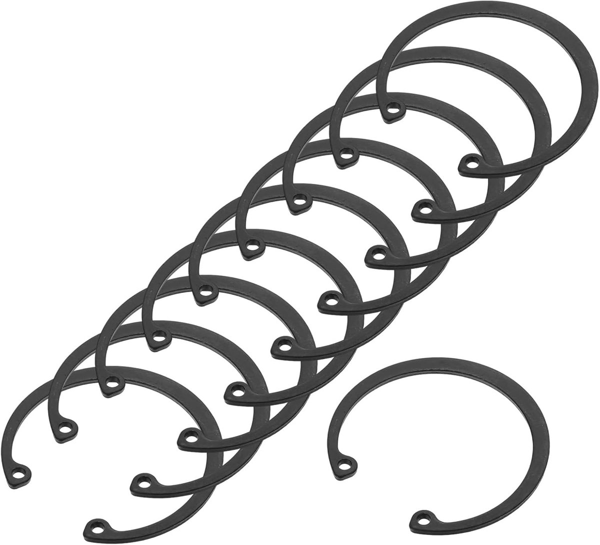 Borgringen, 50 mm C-clip borgring 65 mangaanstaal ring interne circlip voor automotive Grooved Shafts Stud