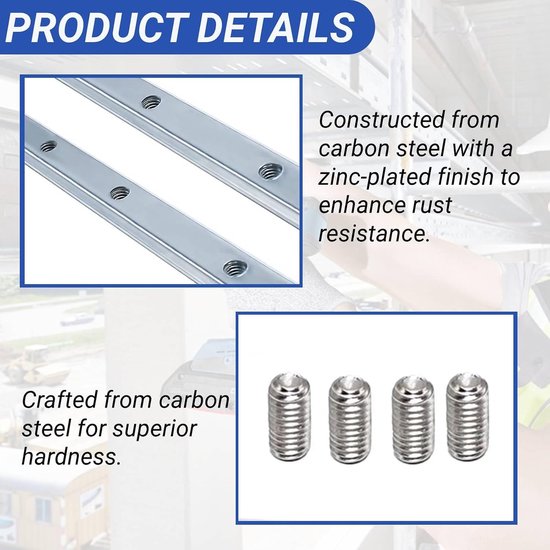 6 stuks verbindingsstukken aluminium profiel 30x30, aluminium profielconnector, 180 mm profielconnector voor 30X30 met M6 profielen schroeven voor constructieprofielen aluminium profiel 3030 — afbeelding 5