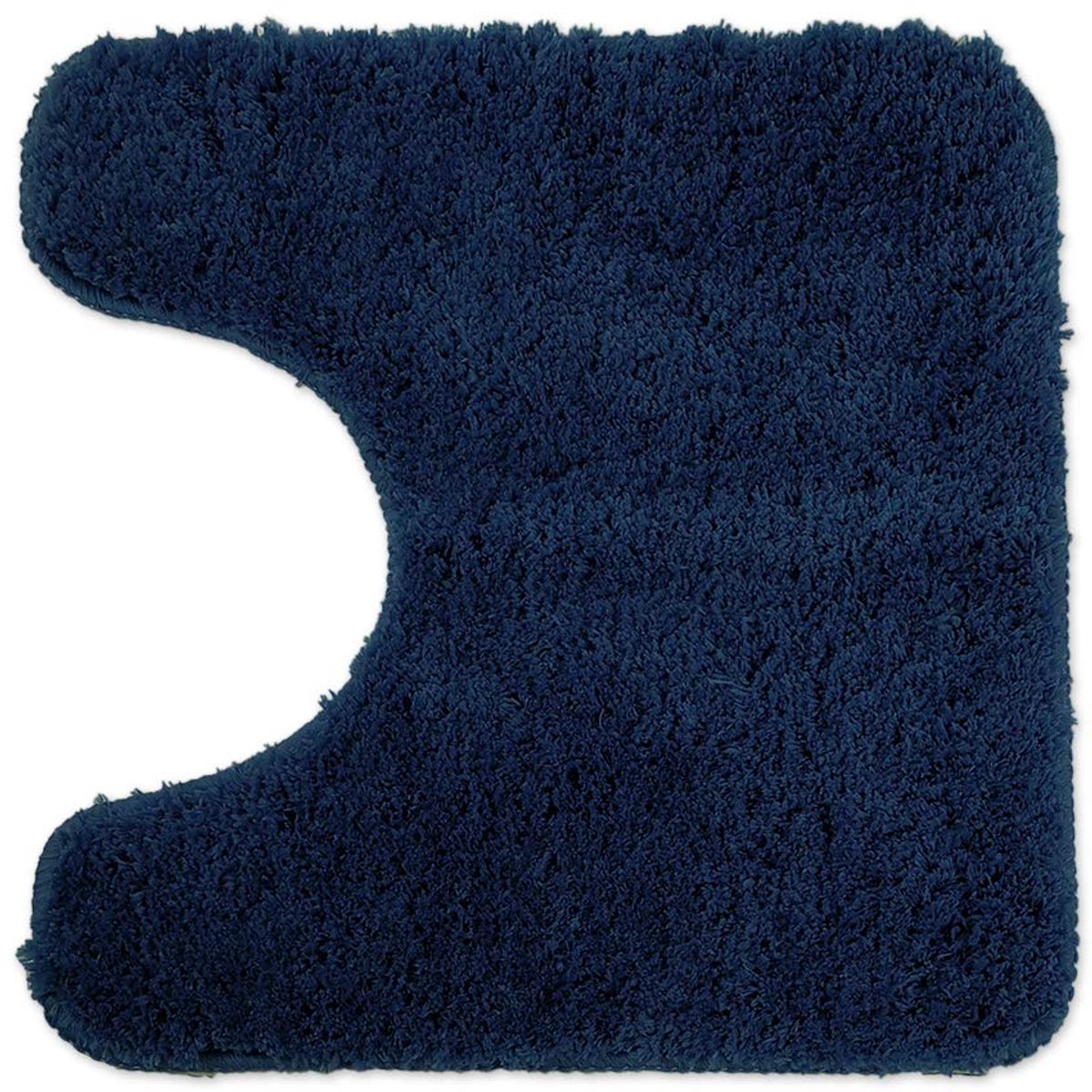 Badmat Blauw - Toiletmat 45x45cm met wc-uitsparing - Antislip & machinewasbaar - Creëer een stijlvolle badkamer - SnelShoppen