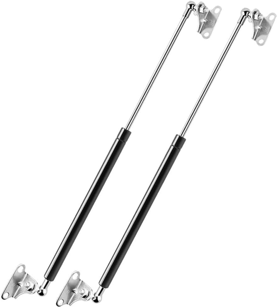 2 stuks gasveer 500 mm 450N/45 kg - gasdrukdemper, universeel, regelbaar, zware last, L-type gasveer, hydraulische gasdemper voor tv-kast, gereedschapskist, kastdeuren, campers