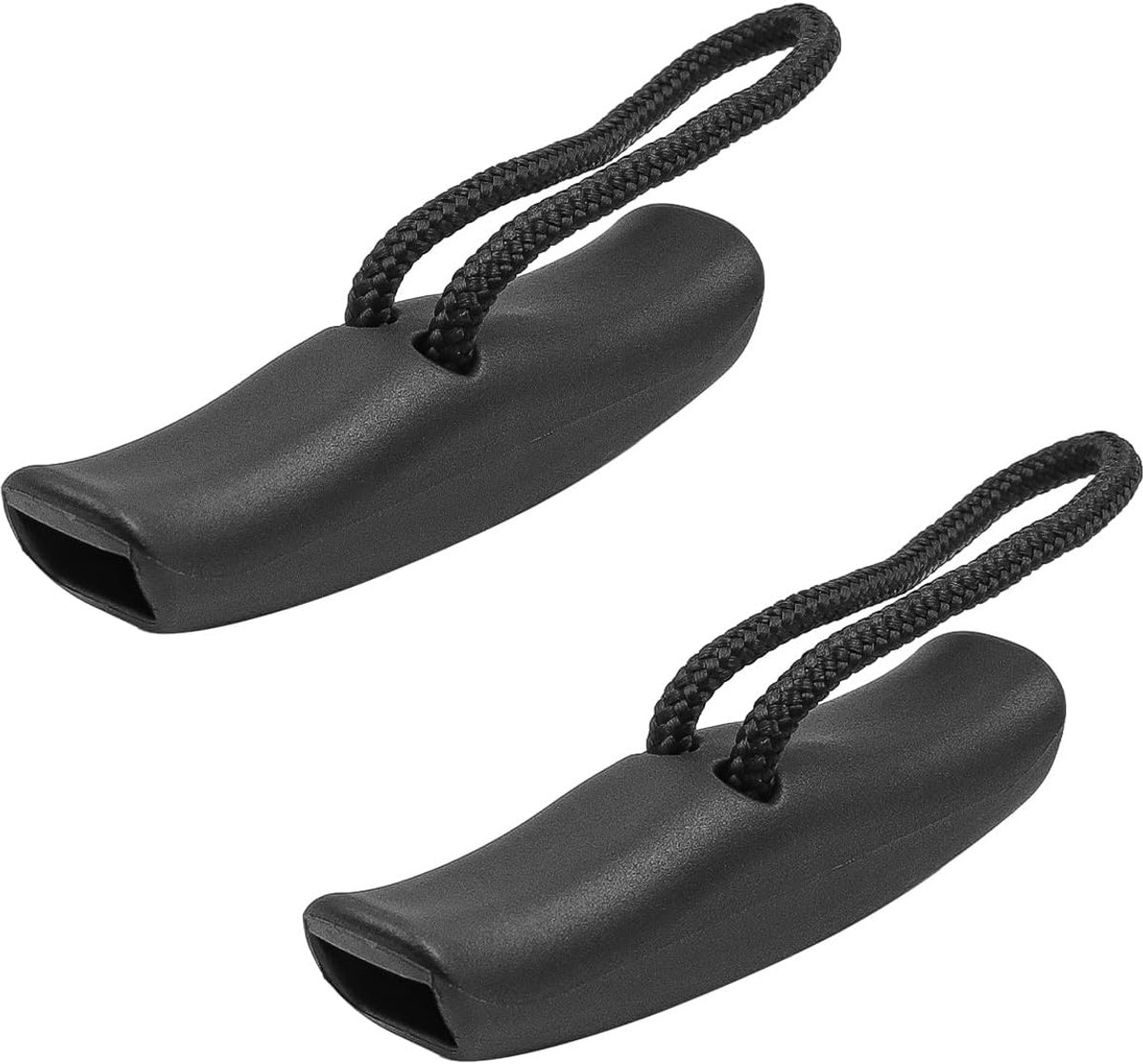 Kajakgrepen met touw, 10 cm handgrepen met koord, reserveinstallatieset voor kajak- en bootaccessoires, 2 stuks