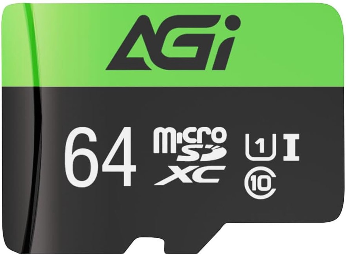 Micro SDXC-kaart 64GB - klasse 10/UHS I - betrouwbare opslag - geoptimaliseerd voor camera en drone - ShopVlot