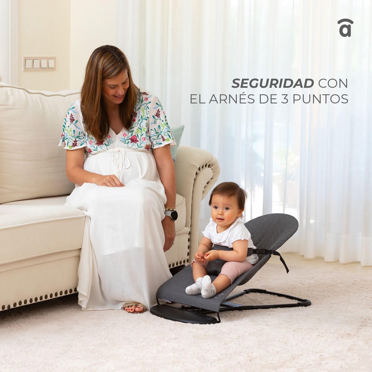 Babyhangmat 2-in-1 - licht en compact - schommel- en schommelfunctie - ideaal voor ontspanning - ShopVlot