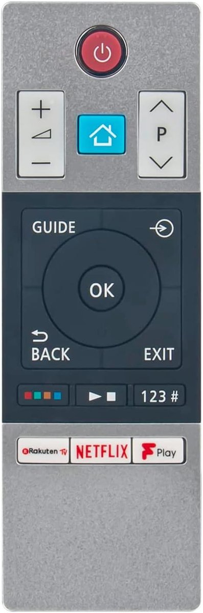 Afstandsbediening CT-8534 - Vervangend voor Toshiba 4K OLED TV - Eenvoudig in gebruik - Geen installatie vereist - ShopVlot