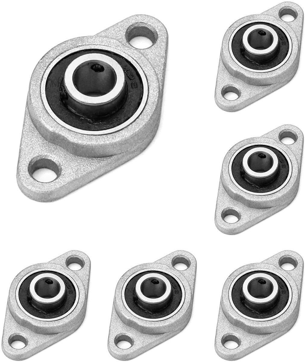 Flenslager KFL08 8mm - Zinklegering - Zelfinstellend - Perfect voor 3D-printer - ShopVlot