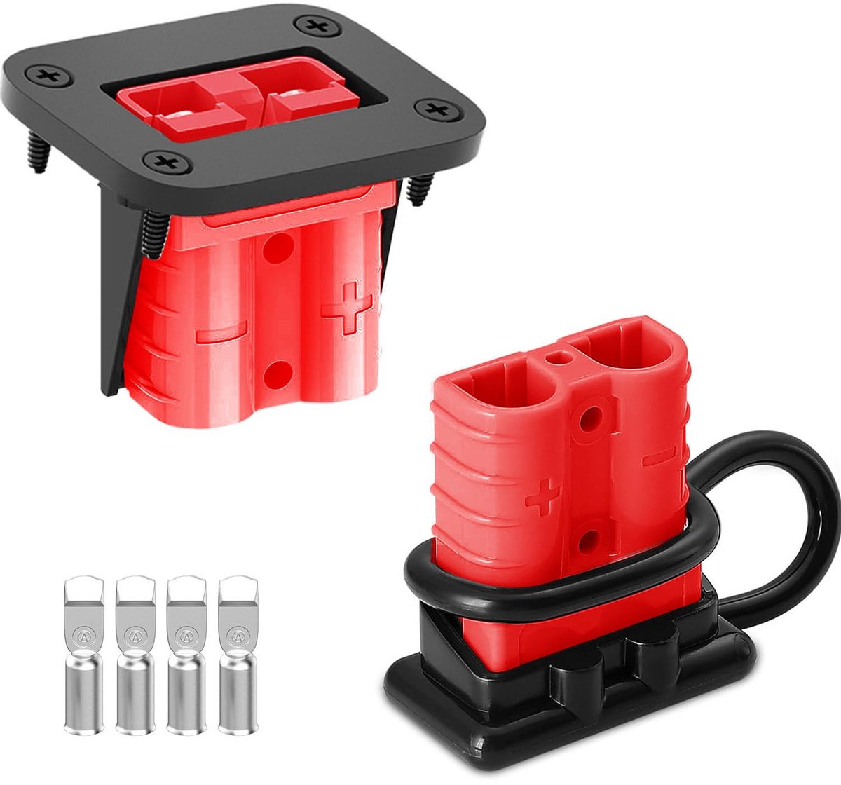 Batterijplug 50 A - 600 V - Snelkoppeling - Ideaal voor auto, caravan of boot - ShopVlot