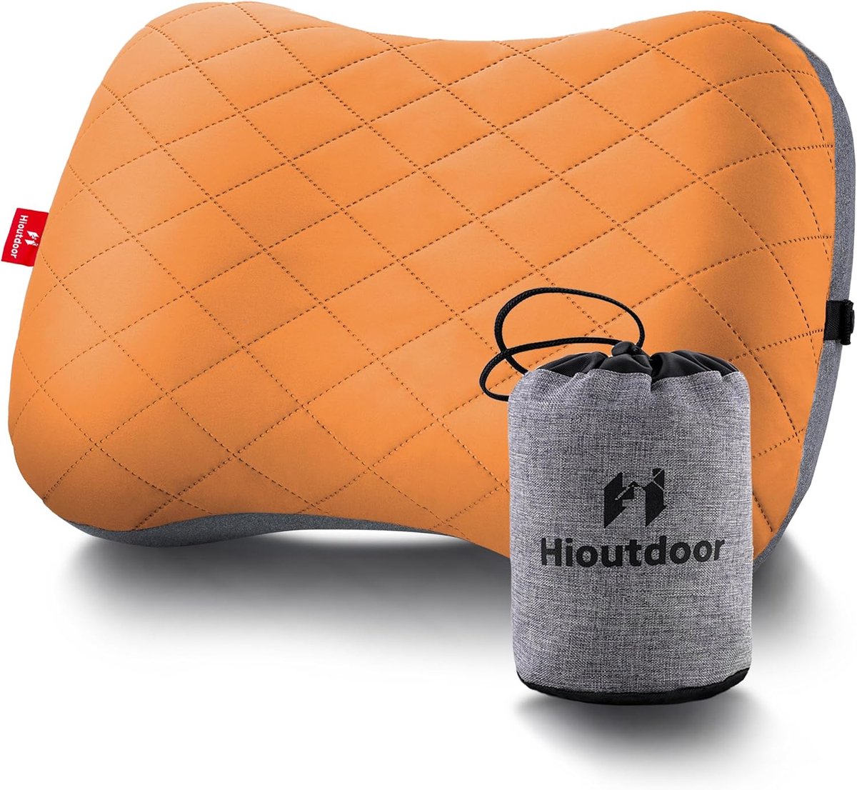 Opblaasbaar Kussen - Ergonomisch Ontwerp - Verwijderbare Hoes - Comfortabel Voor Buiten - SnelShoppen
