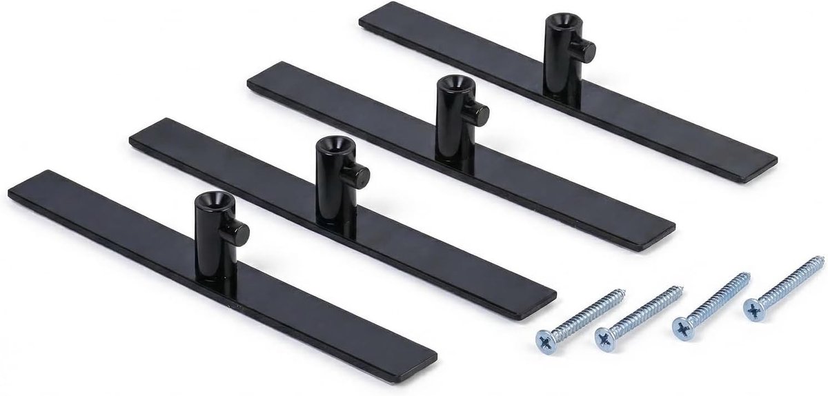 Accessoires KitchenAid planetaria, haken voor organizer onder kasten, garde, deeghaken, ruimtebesparende oplossing voor de keuken, zwart