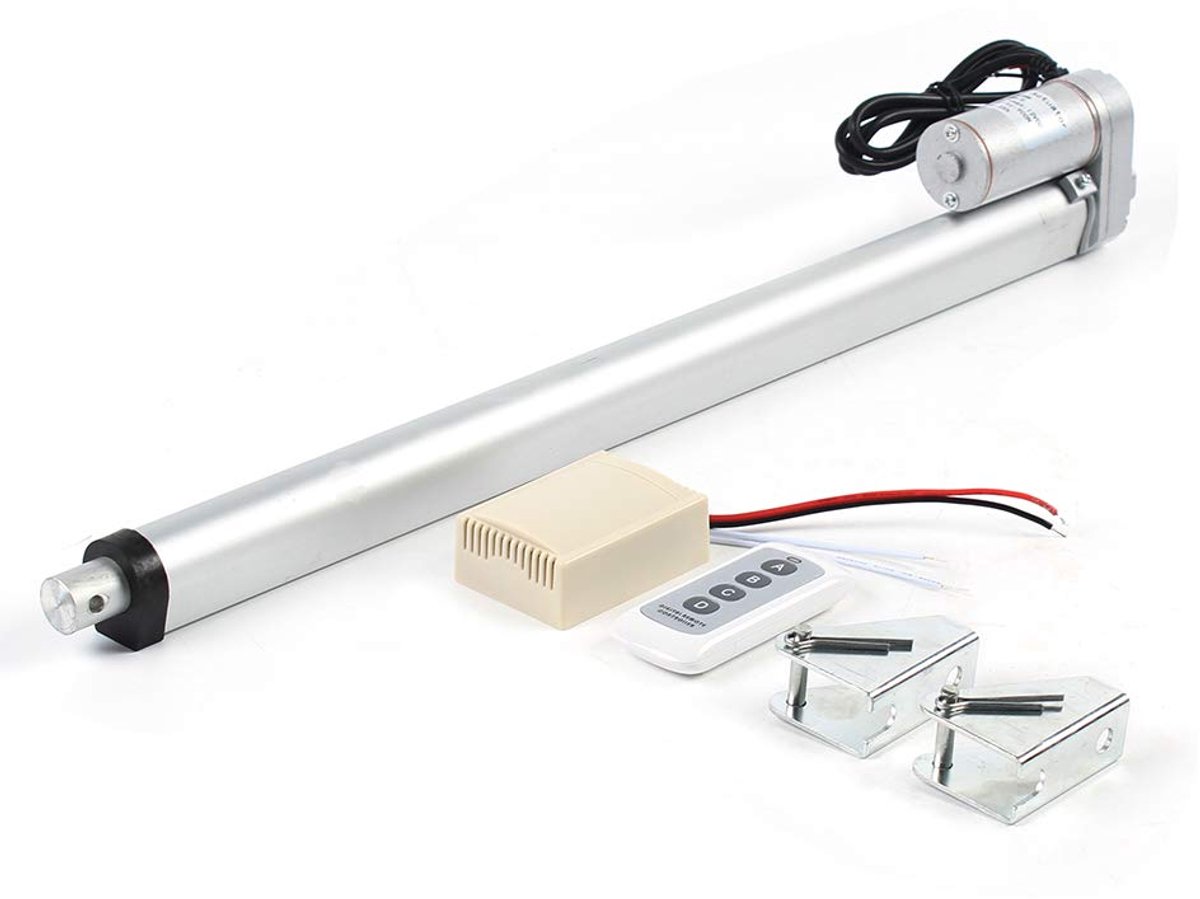 Aandrijving, 150 - 450 mm, lineaire actuator, 900 N, elektrische DC 12 V, kleine elektrische cilinder, lineaire actuator, motor voor heavy duty (1, 450 mm)