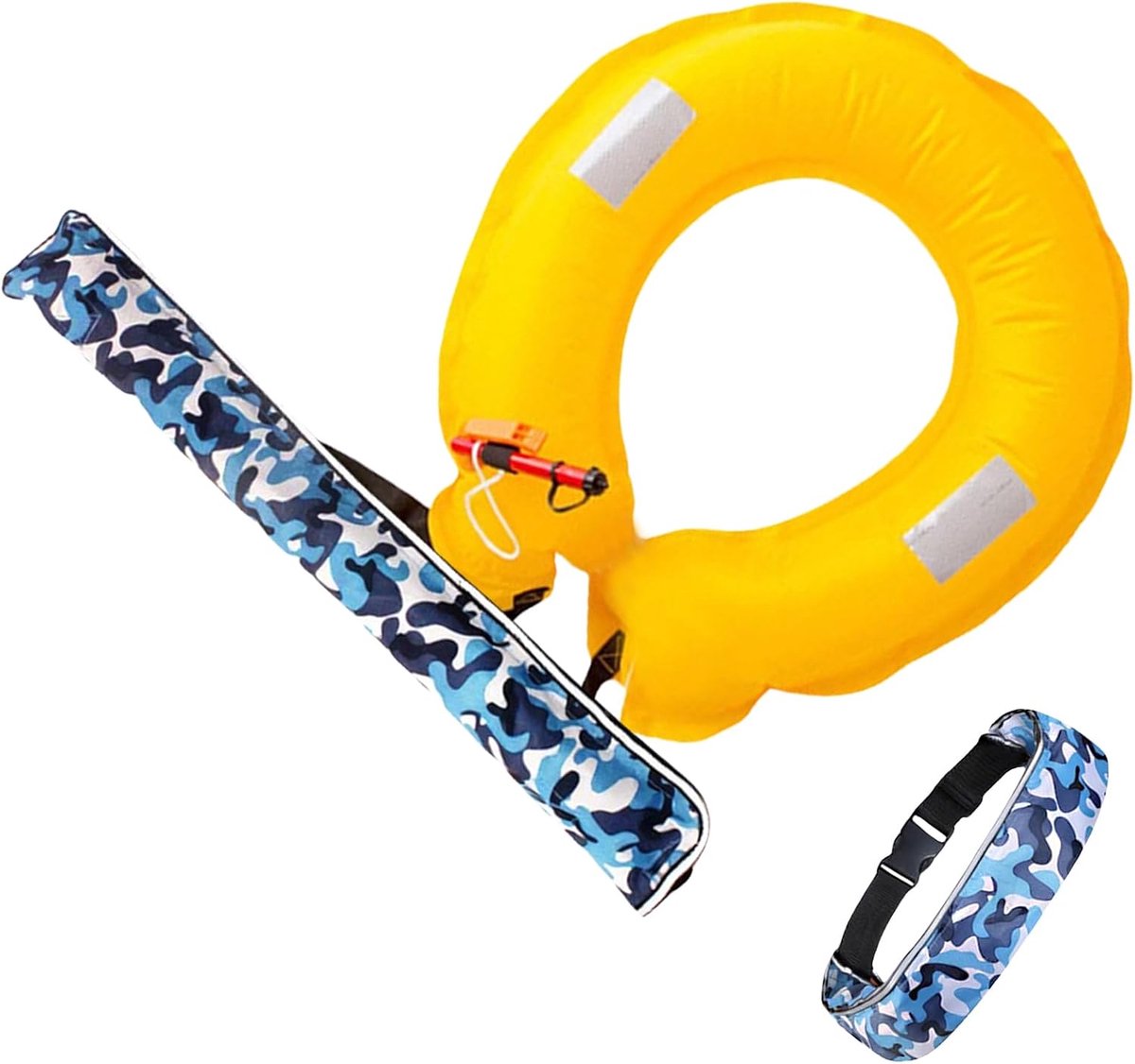 Drijvende Gordel Anti-Verdrinking, Prikbestendig | Zwemmen, Opblaasbare Gordeltas Voor Watersporten, Kajakken, , Varen, Snorkelen, Vrouwen, Mannen, Beginners