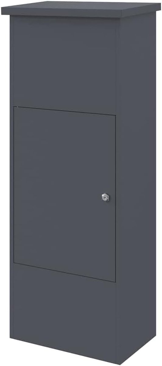 Pakketbox met slot - Brievenbus buiten - Veilig post ontvangen - Waterdicht staal - 445 x 29 x 1105 cm