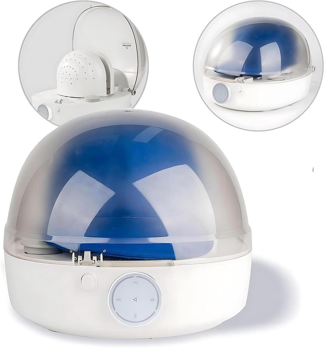 Hoeden Shaper - Hoedenwasser Hoedenreiniger - Hoeden Onderhouden - Automatische Stoomreiniging - 38 x 33 x 29 cm - Wit