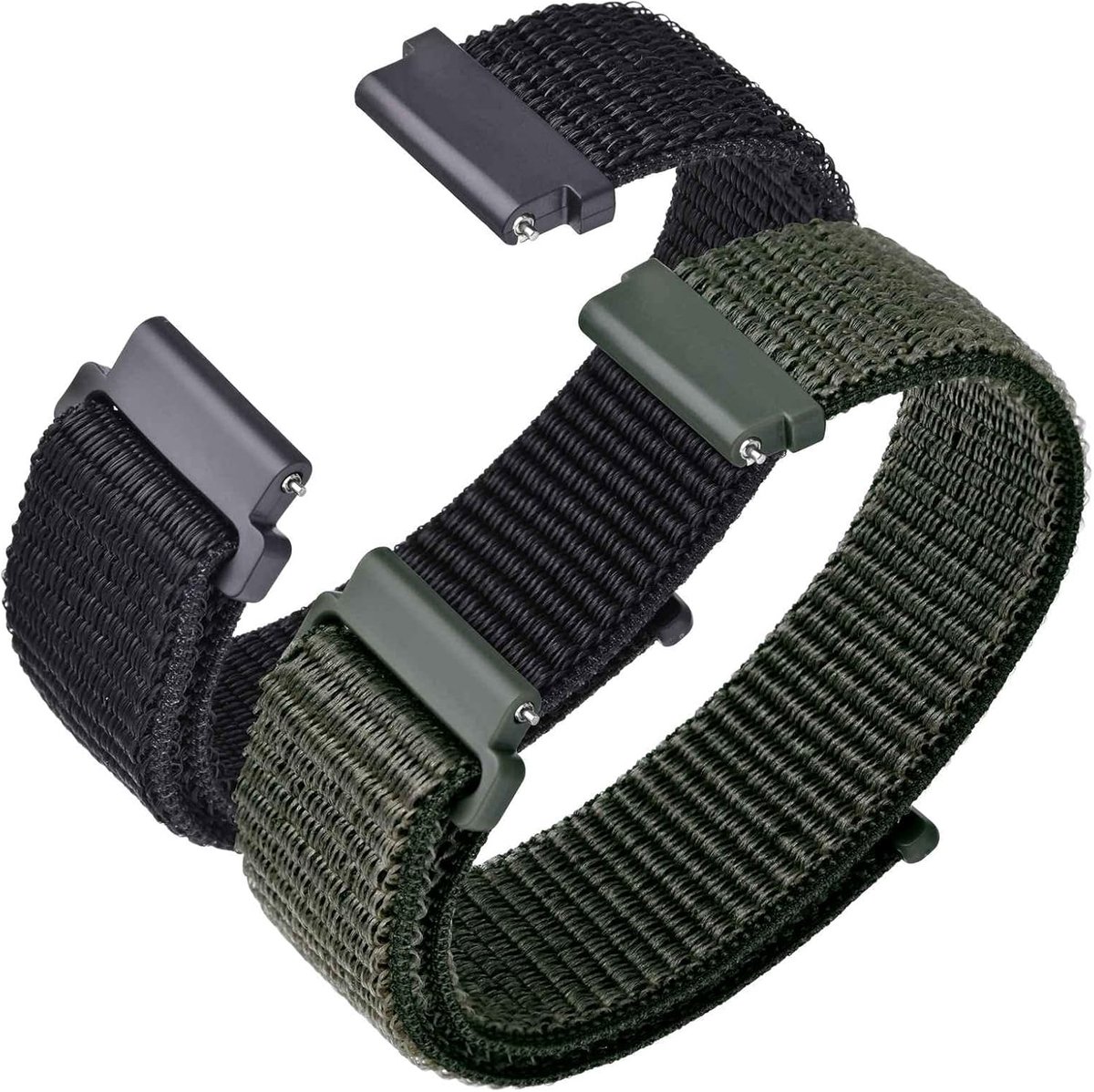 Sporthorlogeband 16mm-24mm - Nylon - Snelle bevestiging - Ideaal voor actieve levensstijl - SnelShoppen