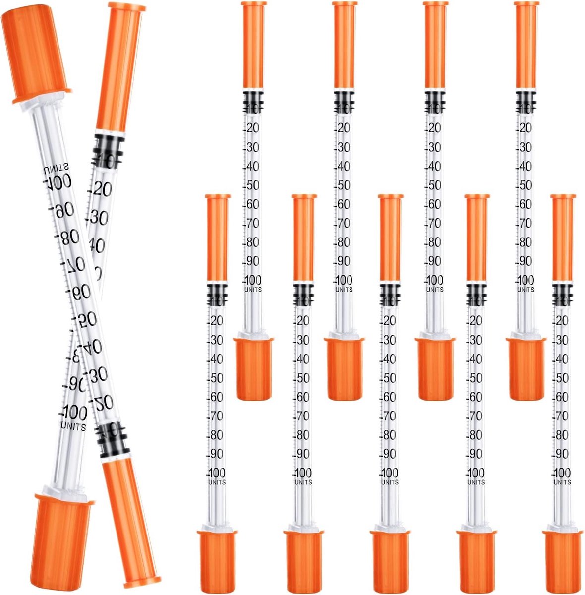 Plastic spuiten 1 ml/cc - 31G, 6 mm - multifunctioneel meetgereedschap - ideaal voor laboratoriumgebruik - ShopVlot