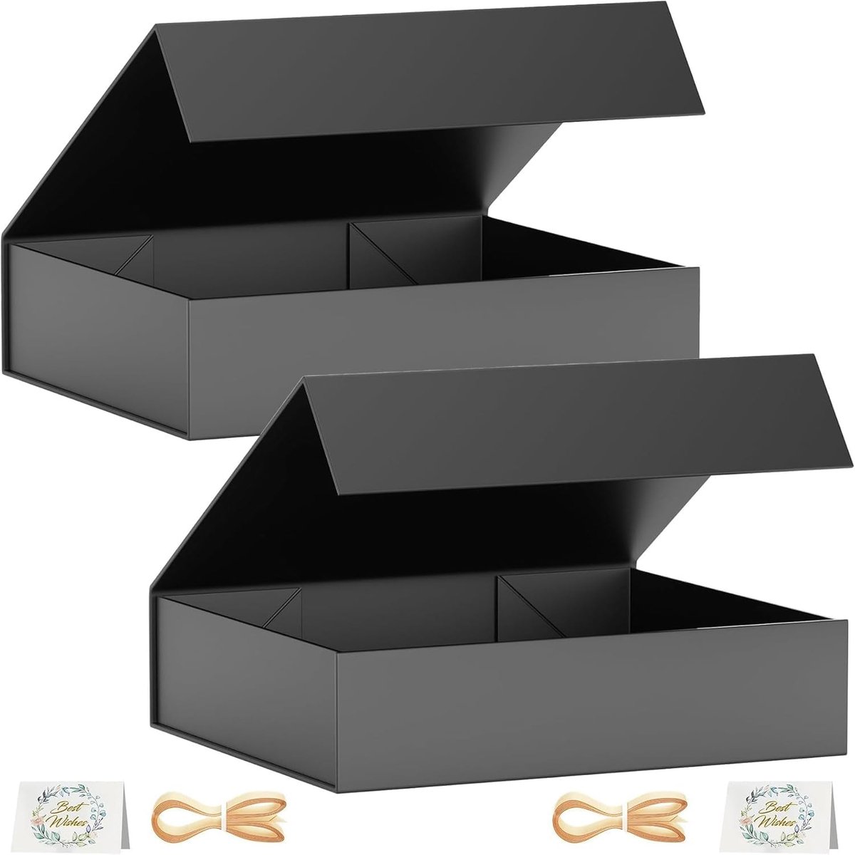 Geschenkdozen 30 x 20 x 7,6 cm - Magnetische sluiting - Opvouwbaar - Perfect voor Groomsman proposale - ShopVlot