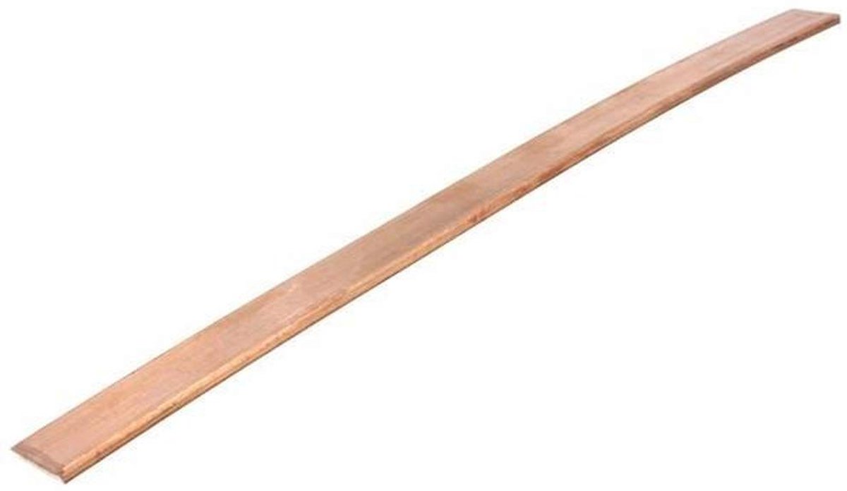 Koper T2 Cu metalen vlakke staaf 3mm x 15mm x 250mm - hoge zuiverheid - uitstekende geleidbaarheid - ShopVlot