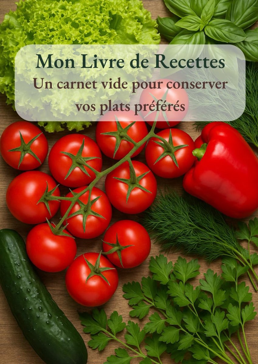 Receptenboek leeg - personaliseerbaar - bewaren van familie recepten - creatief koken - ShopVlot