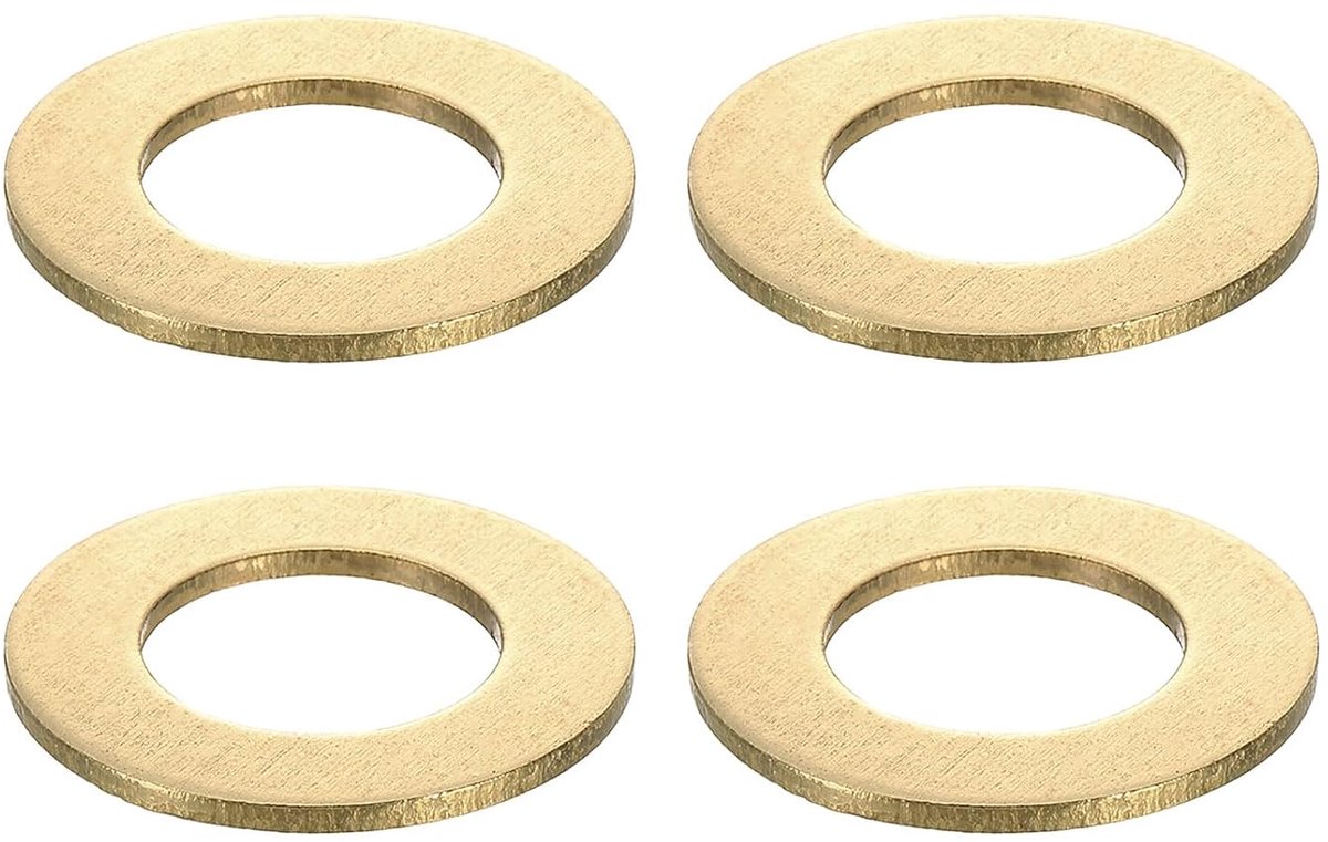 Platte afdichtingen, M20 x 36 x 2 mm messing sluitringen, platte ringen voor schroeven, bouten, machinereparatie, buitenbouw