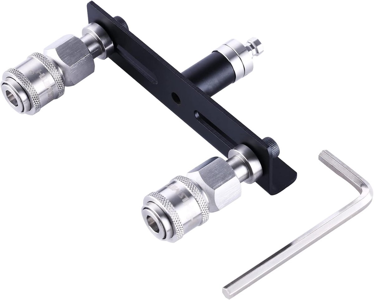 HISMITH dubbele connector - geschikt voor meerdere toepassingen - duurzaam materiaal - eenvoudig in gebruik - SnelShoppen