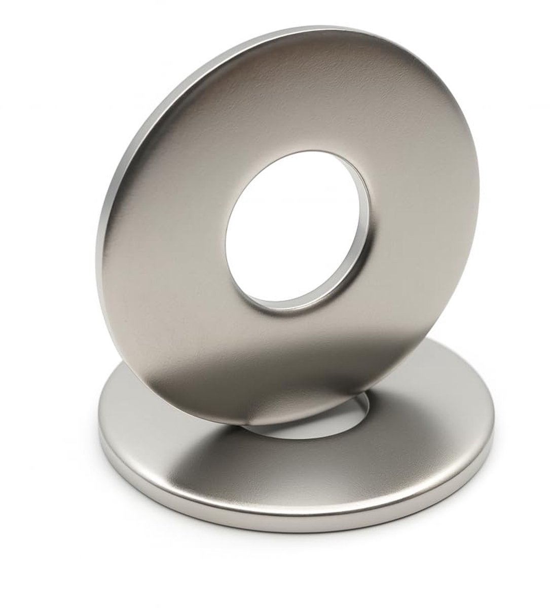 Sluitringen: M12 x 35 mm - dikte 1,5 mm | platte sluitring M12 x 35 mm (Ø 12 x 35 mm) | roestvrij staal A2 (V2A / AISI 304) | voor schroeven, moeren, bouten: 50 stuks