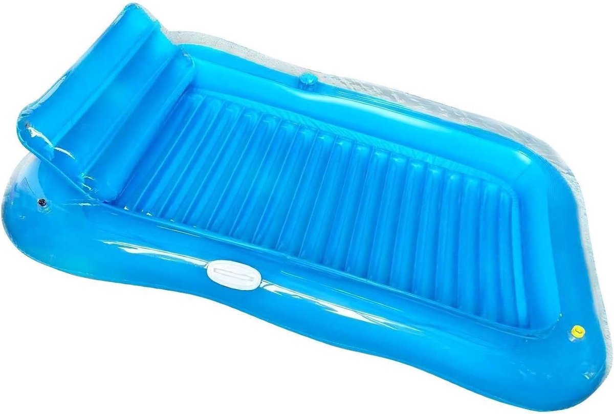 Opblaasbaar Zonnebed - Water Lounger - Water Ontspanning - Met Bekerhouder - 180 x 120 cm - Niet gespecificeerd