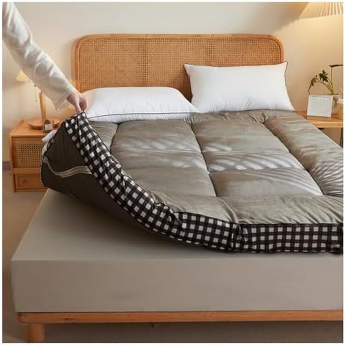 Futonmat Vloermatras - Draagbaar Matras Gastenbed - Ruimtebesparend Slapen - Veelzijdig en Comfortabel - Niet gespecificeerd - Niet gespecificeerd