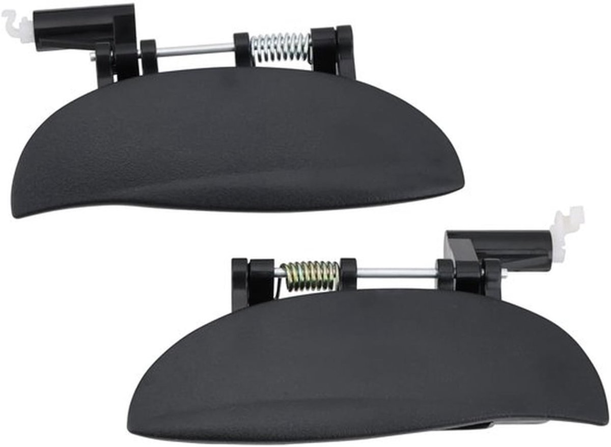 2 stks Front Driver Side Exterieur Deurgreep Vervanging Deel 82650-02000 82660-02000 Compatibel met Hyundai ATOS Prime 2004-2007 Compatibel met Hyundai ATOS 1997-2002 Rechtsvoor Links