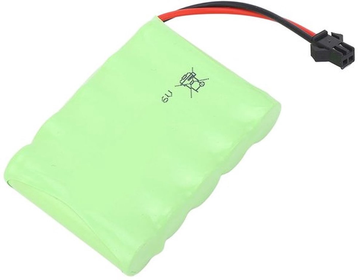 6.0V 2400mAh lithiumbatterij Lichtgewicht ontwerp, lange batterijduur, lithiumbatterij met hoge capaciteit en SM 2P-stekker voor RC-auto's, vrachtwagens,