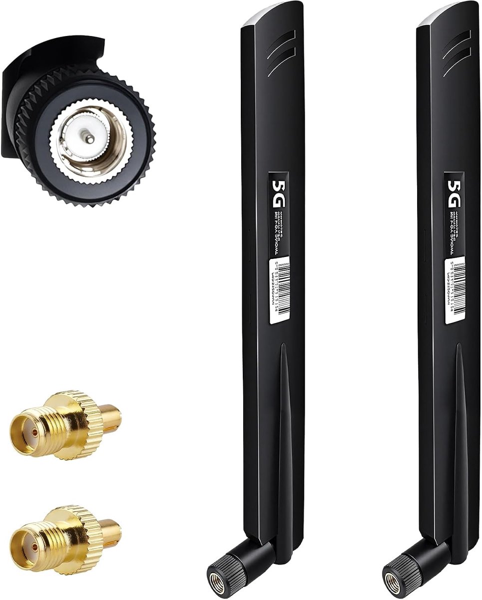 5G LTE-antenne 18dBi - omnidirectionele wifi-antenne - versterkt signaal voor 3G/4G/5G - SnelShoppen