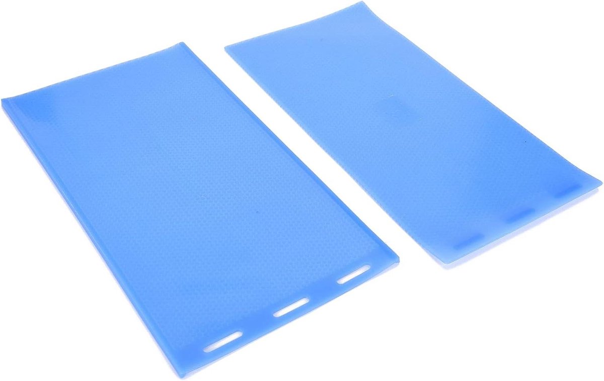 Wax Film Set - Bijenwas Hulpmiddelen - Bijenwas Drukken - Uniek Ontwerp - 2 Stuks - Blauw