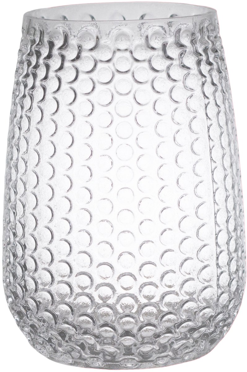 Transparante Glazen Vaas - 19 cm Hoog