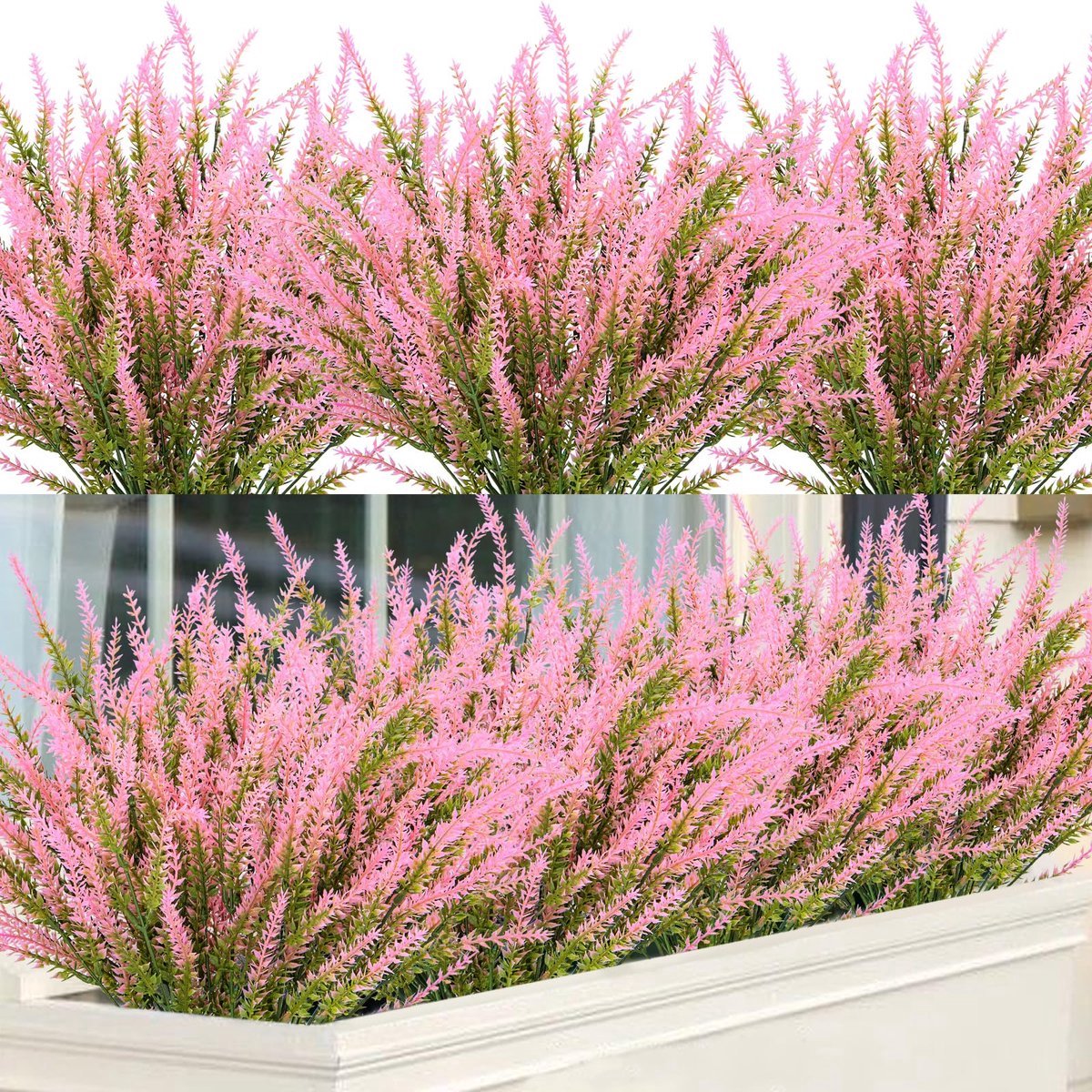 Casalora 12pcs Provence Lavendel Plastic Kunstbloemen Valse Planten Bruiloft Huis Buiten Tuin Decoratie Tafeldecoratie