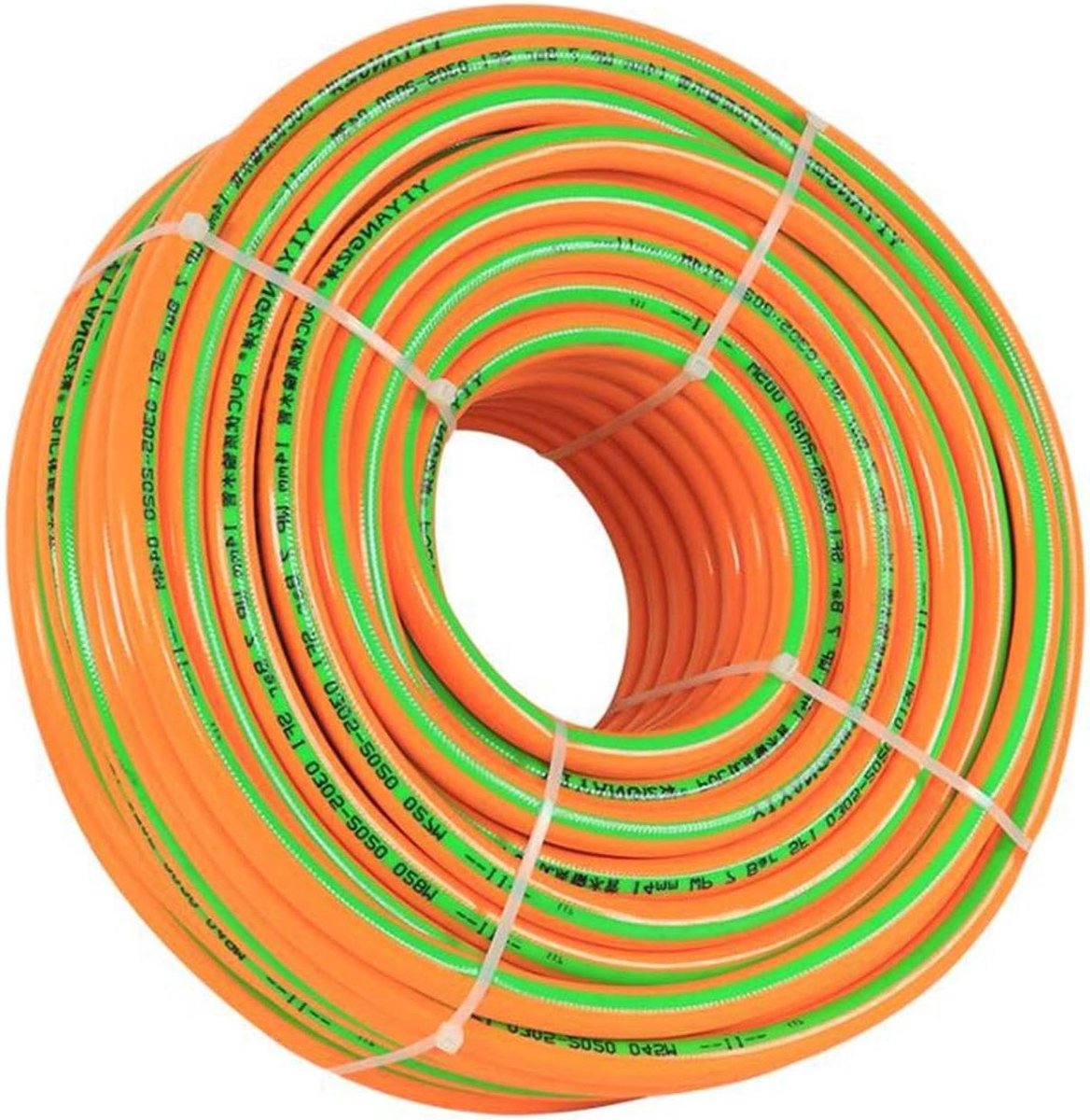 Flexibele PVC Slang - Tuinslang - Tuinirrigatie - Anti-torsie Gevlochten - 12.5 mm x 17 mm - Oranje
