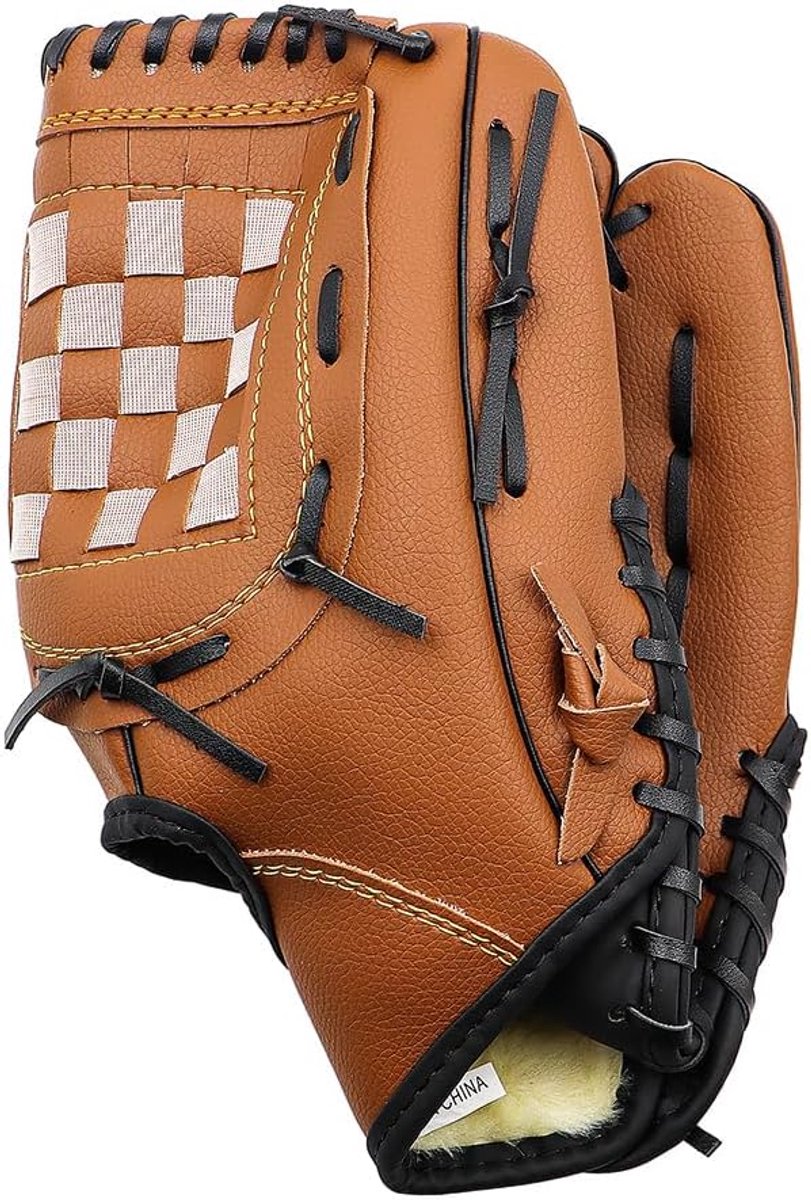 Baseballhandschoen 11.5 Inch - PU Leer - Aanpasbaar en Comfortabel - Ideaal voor Training - SnelShoppen