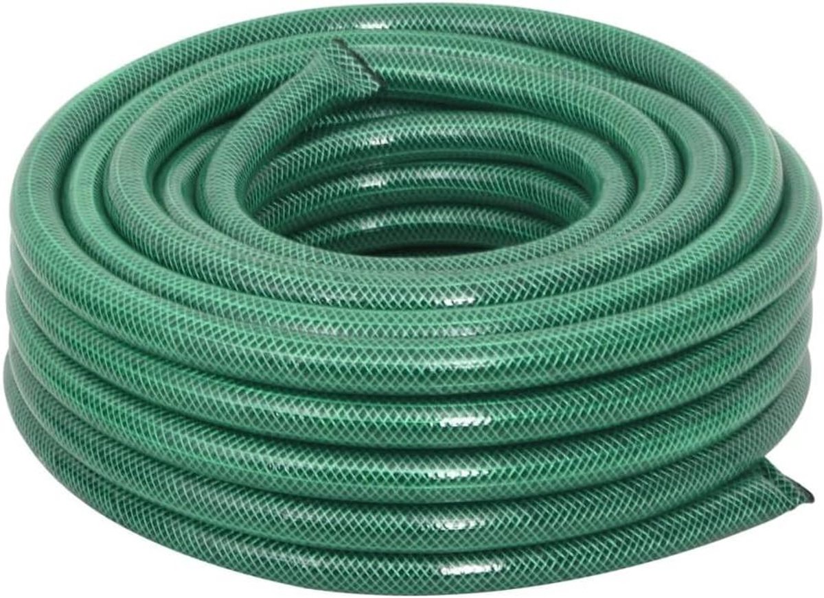 Tuinslang met Accessoires - Water slang - Planten water geven - Weerbestendig PVC - 30 meter - Groen