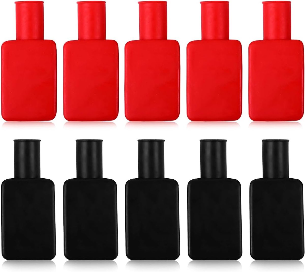 Rubber batterijklem beschermcaps - 10 stuks - Isolerende doppen - Bescherming tegen kortsluiting - SnelShoppen