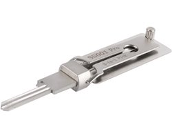 Lockpick gereedschap 2 in 1 - roestvrij staal - voor het openen van sloten - m-winkel