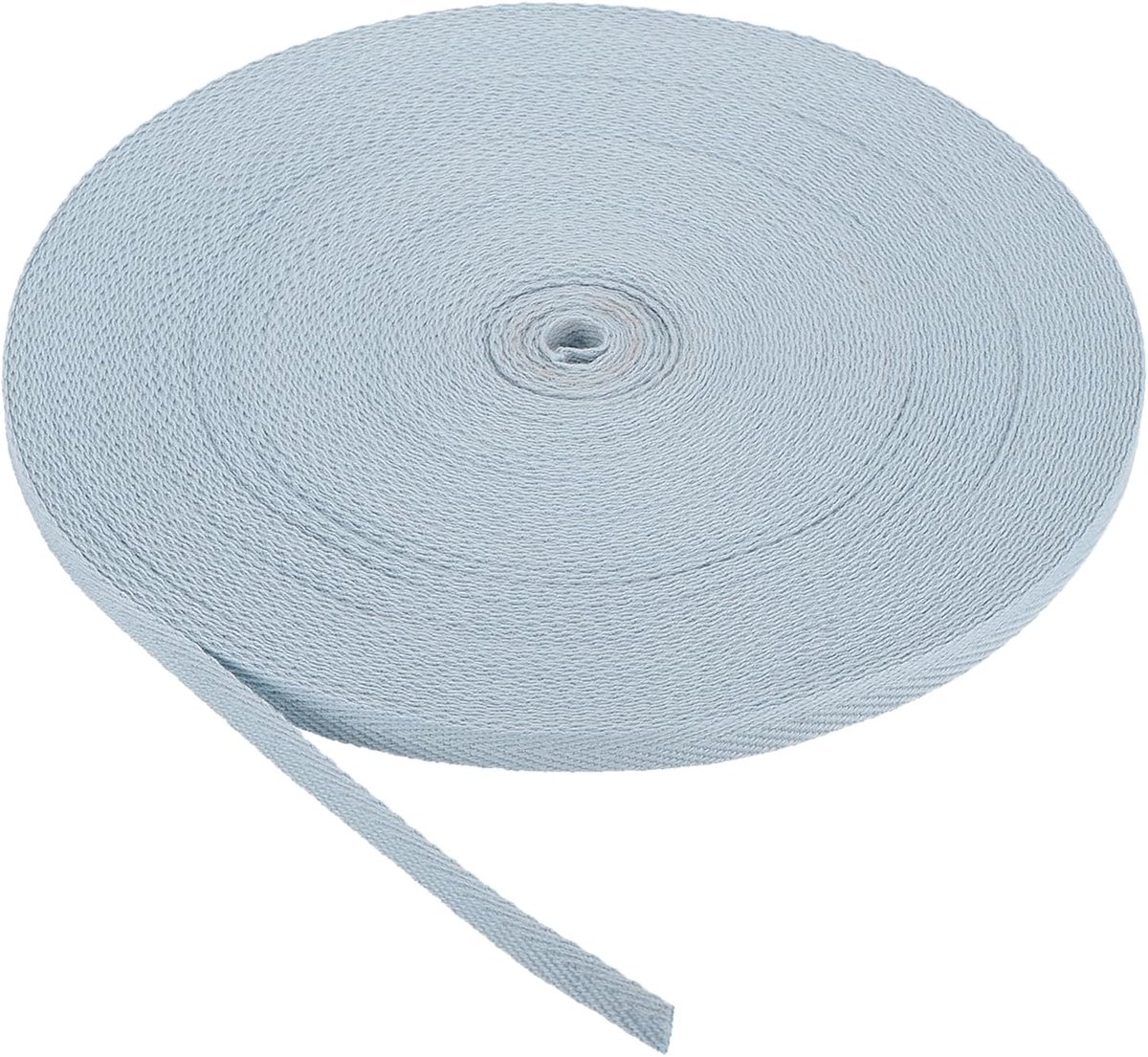 Katoenen keperstof tape 6mm 23m katoenen lint biaisband visgraat singels trim voor naaien geschenkverpakking, grijsblauw
