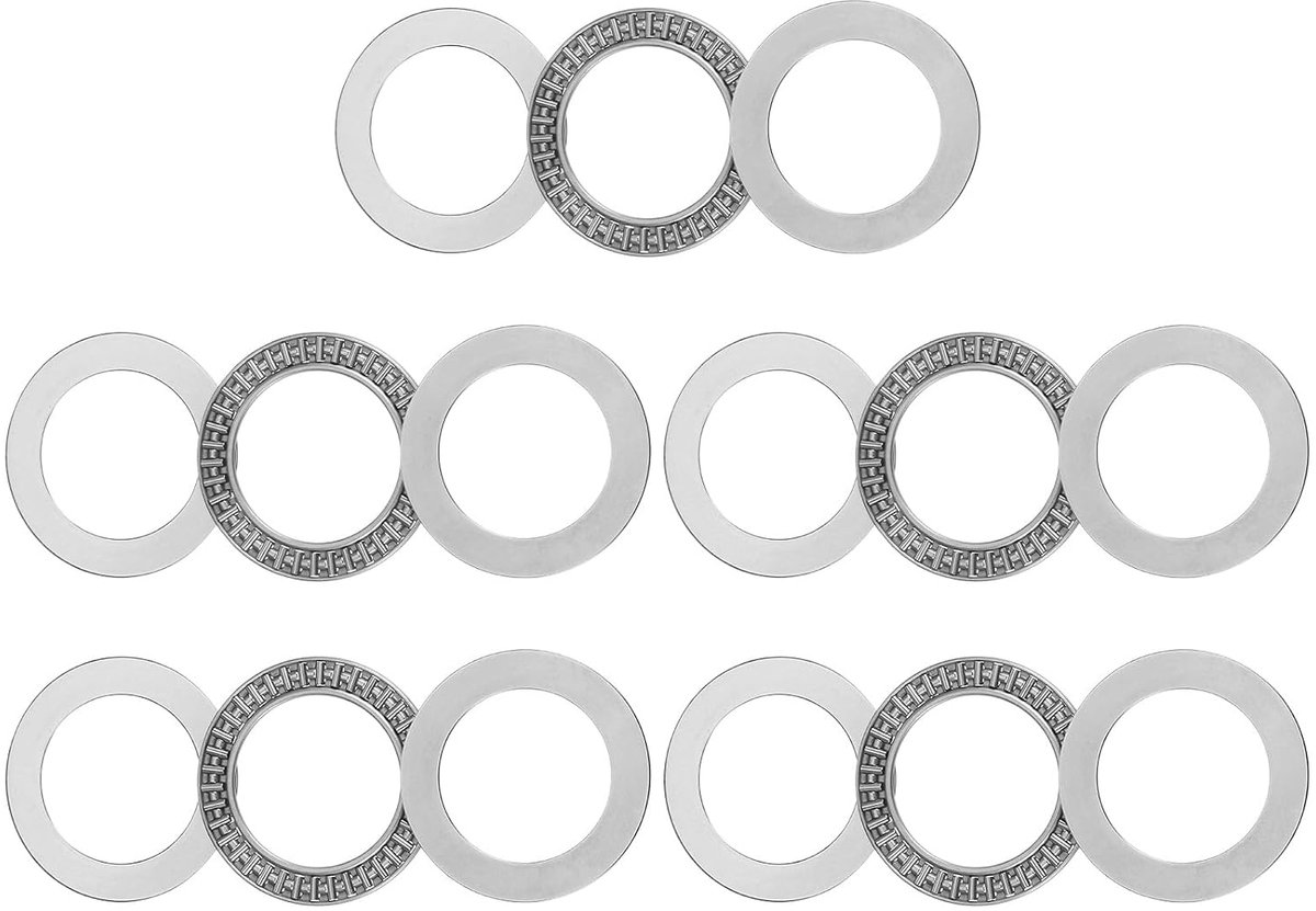 AXK3552 naaldlager met sluitringen 35 mm boring 52 mm OD 2 mm dikte 5 stuks